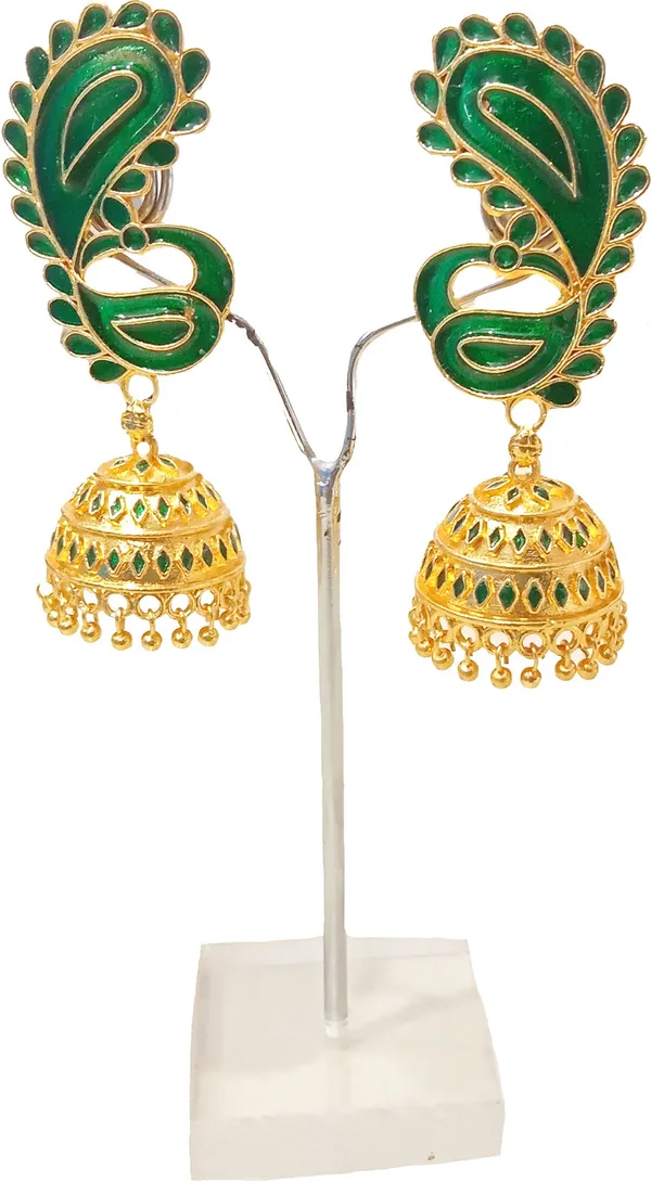 Assamese_Copper_Jhumka_Earring_For_Girls_&_Women